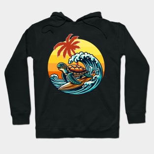 Sea Turtle Surfer Hoodie